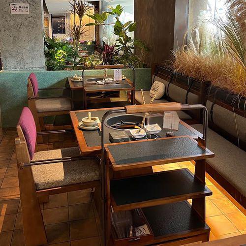 荆门市岩板餐桌火锅桌 - 方案